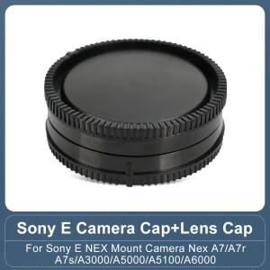 카메라 전면 캡 바디 후면 렌즈 SONY호환 E NEX 마운트 A7 A3000 a5100 커버 보호대