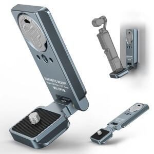 DJI호환 오스모 포켓 3용 CAMOLO 마그네틱 마운트 스탠드 자석 확장 어댑터 폰 홀더 브래킷 (1/4-20 나사