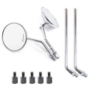 범용 라운드 레트로 복고풍 엔틱 바이크 오토바이 백미러 할리 크루저 쵸퍼 카페 레이서 올드 스쿨 바버용