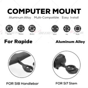 SL8/SL7용 아웃 프론트 컴퓨터 홀더 스톱워치 마운트 GPS 자전거 가민 호환 고프로 호환 브라이튼 와후 알
