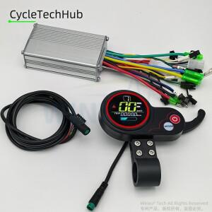 250W 전동 스쿠터 브러시리스 모터 컨트롤러 24V 36V 48V 범용 TF-100 LCD 디스플레이 키트