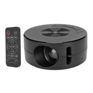 미니 소형 호환 비디오 프로젝터 다기능 TFT LCD 폰  스크린 기능 홈 시어터 영화 HT