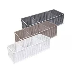 칸칸 바스켓-중(약30x12.4x8.3cm)칸막이 분리가능 정리함 수납함 칸바구니 분리형 플라스틱 소품 보관 블럭