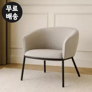 이노 패브릭 라운지 1인용 의자 카페 거실 그레이