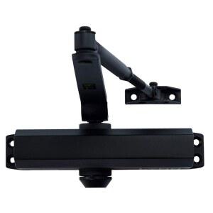 [미국배송] CLG 하드웨어 DC6003 중형 상업용 도어 클로저 - 표면 장착 자동 클로저 주조 알루미늄 UL 3시간 화재 등급 주거용 및 경형 도어용 사이즈 3 US19 매트 블랙