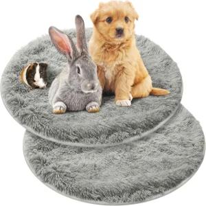 기니피그 따뜻한 침대 매트 작은 애완 담요 개 침구 플리스 케이지 라이너 세척 가능 방수 수면 패드 커버