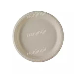 옥수수전분 일회용 접시 세트 10인치 생분해 위생 식기 다용도 그릇 바베큐 파티