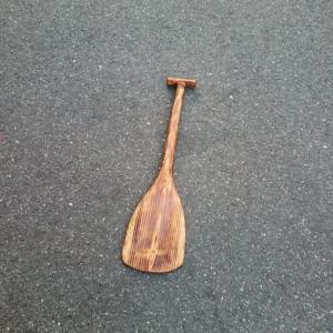 빈티지 낚시배 패들 노 원목 엔틱 장식품 곤장 가보