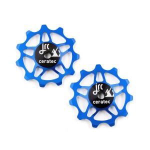 [미국배송] JRC 부품 11T 세라믹 풀리 휠 | 시마노 듀라 에이스 R9250 105 R7150 및 울테그라 R8150과 호환 12단 후방 디레일러용 하이브리드 디레일러