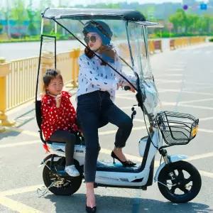 전동 스쿠터 캐노피 비가림막 차양막 덮개 블랙 그늘막