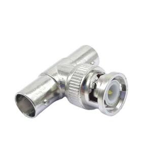 2/5/10개 BNC T형 커넥터 어댑터 스플리터 커플러 1 수컷에서 2 암컷 비디오 CCTV 잭 전송 케이블 C5