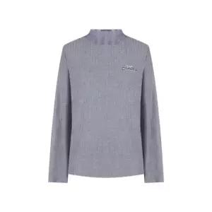 [롯데백화점]크로커다일레이디 레이스 배색 반목 티셔츠 CLEWTS106