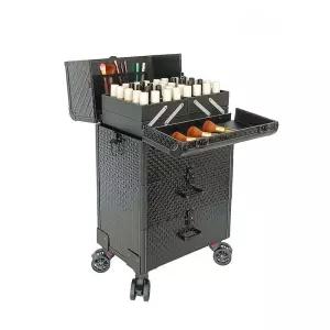 메이크업 캐리어 이동식 화장대 수납 정리함 출장가방 정리