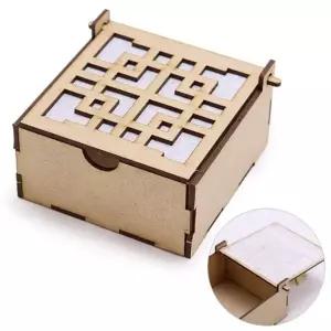 우드공예 MDF DIY 우드 보석함 전통문양 (2호) 한지포함 열개 부품 소모품