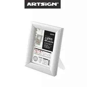은색 탁상용 스탠드 테이블 스냅사진 액자 4R (KYR-WE3D10A)