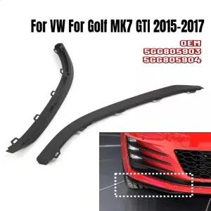 폭스바겐 골프 MK7 GTI - 5GG805903 5GG805904용 좌우측 자동차 앞 범퍼 립 에어 디플렉터 발란스 로워 스
