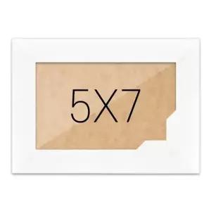 사진액자 5x7 (슬림화이트) 탁상벽걸이 (KYR-WCA7058)