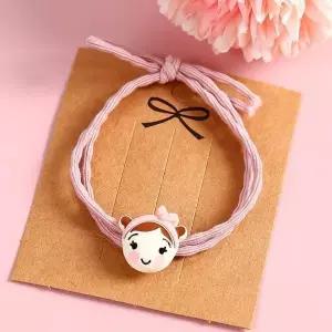 연핑크머리끈 머리고무줄 안아픈 연핑크 세안 여성머리끈 베이비핑크 (WFKBBHY)