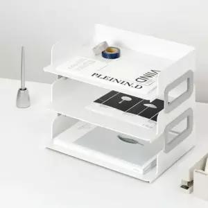 리템 시스템 트레이 와이드 3단 리템 트레이3단 서류정리함 서류받침