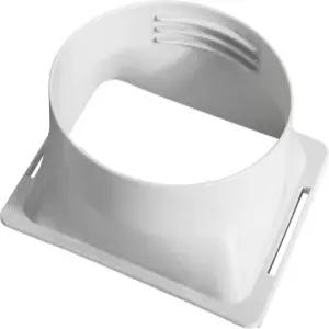 5.9인치 휴대용 에어컨 배기 호스 커플러 이동식 AC 유닛 튜브 커넥터 연장 액세서리(사각형)