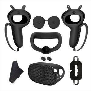 메타 퀘스트2 실리콘 보호 케이스 7종 세트 미끄럼 방지 및 낙하 VR 악세서리