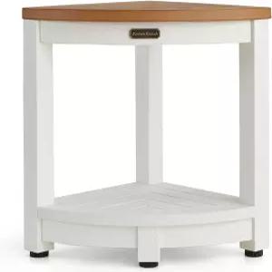 다리 면도용 카이무벤치 HDPS 코너 샤워 스툴 내부 샤워용 방수 벤치 시트 폴리 목재 플라스틱 목욕 의자