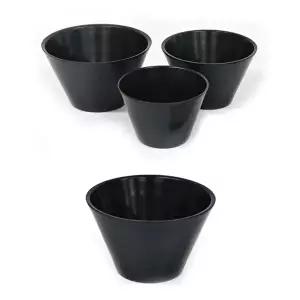 [조르지오]블랙 QH20QR88 프리미엄 2중 스텐 빙수볼 샐러드볼 14cm 8호