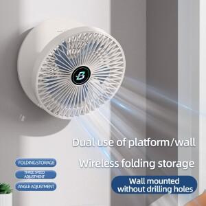 3단 조절식 팬 USB 충전 홈 기숙사 대형 바람 데스크탑 미니 휴대용 선풍기 접이식 편리한 보관