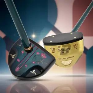 브라마 국산 파크골프채 프리미엄 여성용 SP-02 (헤드커버+100%카본 헤드보호재 세트)