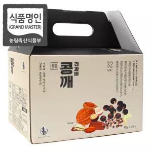 강봉석 명인조청 콩깨견과바 25gx32개 / 한과 강정 에너지바 영양바 하루견과 명절선물세트