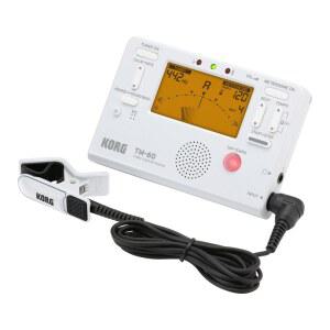 TM60C 콤보 픽업 튜너메트로놈접촉식 접촉식 메트로놈 블랙 범용 클립