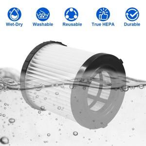 DCV580H용 FORC-진공 필터 DCV581H DCV5801H 20V 진공 세척  재사용 한 고 교체 필터