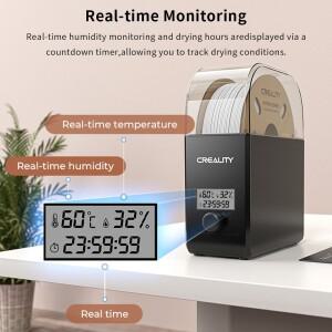 호환 Creality 필라멘트 건조기 업그레이드 팬 드라이 박스 1KG PLA PETG ABS TPU 탈수기 보관함 홀더