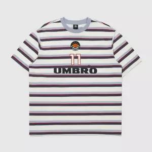 엄브로 UMBRO HBL 네오 브릿 스트라이프 반팔 티셔츠 블루 블리자드 UR121CRS22BBD