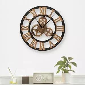 HWA 우드 무소음 인테리어 벽시계 (KYR-WBAB3F2)