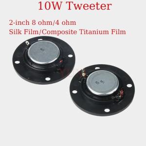 YUXI 실크 필름 트위터 오디오 스피커 8/4 Ohm 10W-20W 코어 트레블 사운드 라우드 하이파이 음악 미니 소