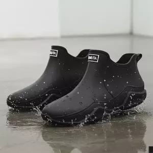 고품질 장마철 방수 장마신발 레인슈즈 첼시부츠 레인부츠 4컬러 2 (WFKBQ7X)
