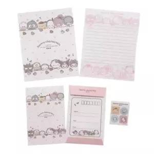 [셀러에이드]산리오 일본 캐릭터즈 티타임 세트 편지지 어버이날행
