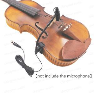 악기 콘덴서 마이크 E908 ATM350 적합한 DPA4099 호환되는 바이올린 용 범용 스탠드 클램프