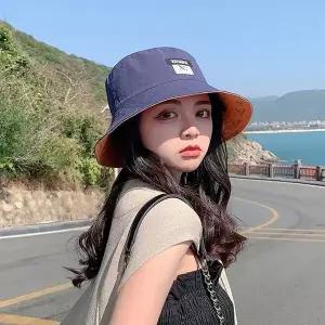 고품질 리버시블 양면벙거지모자 아웃도어 여름모자 여성 (WFKBXNR)