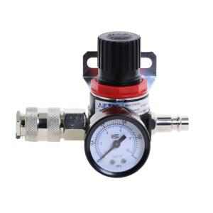 공압밸브 AR2000 G1 FRL 유닛 공기 제어 압축기 압력 릴리프 조절기 밸브 피팅 파이프 테이프 포함