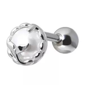 [미니아트]진주 테일 고래꼬리 써지컬 스틸 패션 피어싱