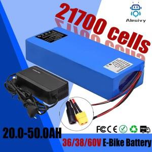 36V 48V 전자 자전거 배터리 50Ah 리튬 팩 21700 셀 bafang 모터 키트