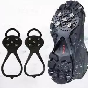 (색상 블랙)운동화 눈길 등산 탈부착 낚시 신발아이젠 아이젠 겨울 용품 신발 아이젠
