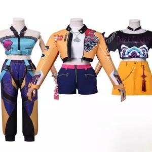 케이팝 데몬 헌터스 조이 의상 의류 코스프레 헌트릭스