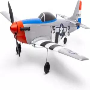 HobbyZone RC 비행기 P-51D 450mm RTF (배터리 및 충전기 포함) HBZ-1251
