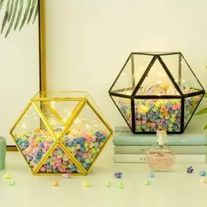 종이학 유리병 예쁜 선물병 연인 종이별병 카페 꽃장식