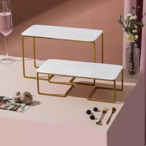 디저트 트레이 3단 플레이팅 접시 케이크 케이크스탠드 스탠드