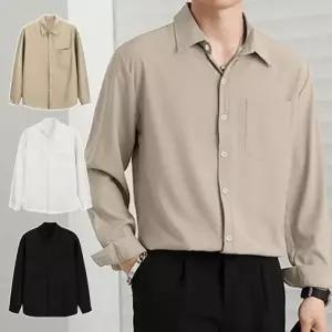 남자 남방 가을 봄남방 구김없는 면 캐주얼 셔츠 3컬러 남성 정장 남방셔츠 와이셔츠