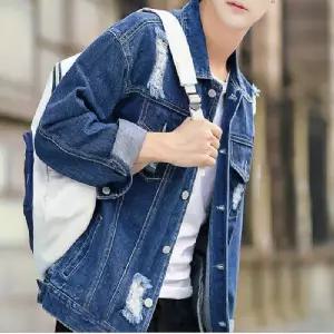 남성청자켓 봄 가을 빈티지 청 데님 자켓 코디 아웃도어 바람막이
